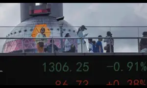 Asia lower following Wall Street's tech-led drop