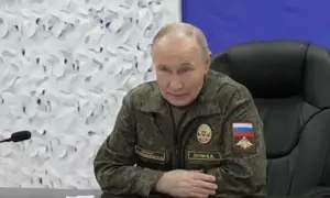 Putin In Military Fatigues Announces Another Key Ukrainian City Captured