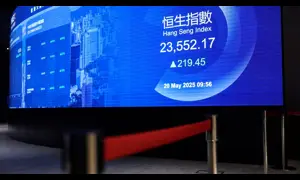 Hong Kong stocks slip on Wall Street AI valuation concerns, Fed rate outlook