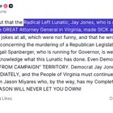 "Two Bullets To The Head": Dem AG Nominee Jay Jones Fantasized About Shooting Republican Lawmaker