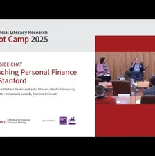 Fireside Chat with M. Boskin and J. Shoven: “Teaching Personal Finance at Stanford”