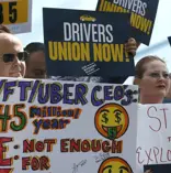 Newsom, California lawmakers strike deal that would allow Uber, Lyft drivers to unionize